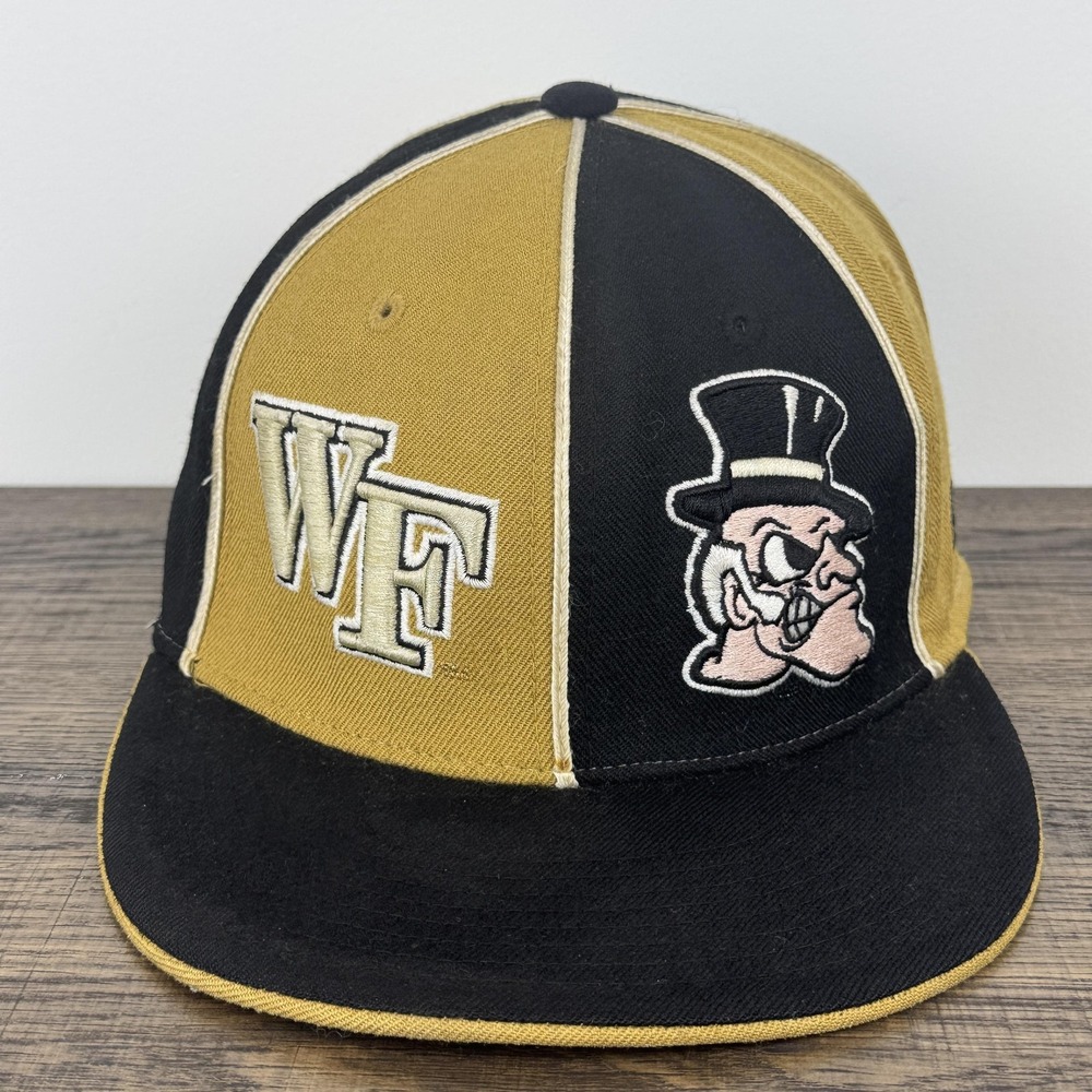 Wake Forest Demon Deacons‎ Hat Cap Fitted Mens 7 1/2 NCAA Basketball Wool